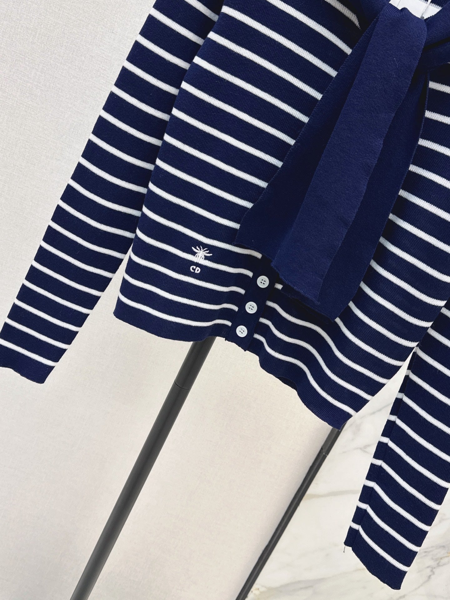 Dior/26 Early Autumn Latest Striped Knit Cardigan