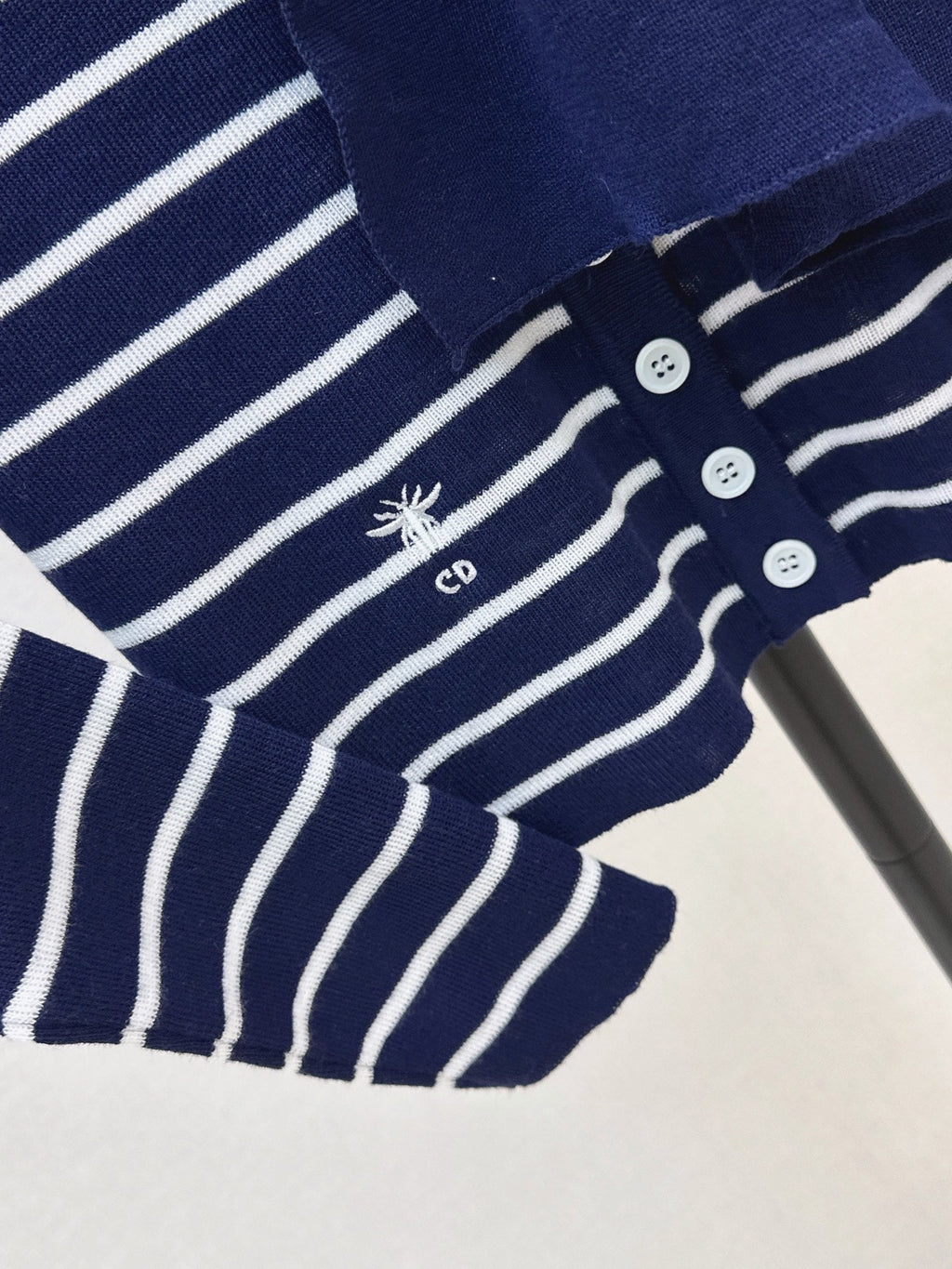 Dior/26 Early Autumn Latest Striped Knit Cardigan