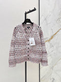 Chanel / 26 Fall-Winter Latest Polka Dot Openwork Cardigan