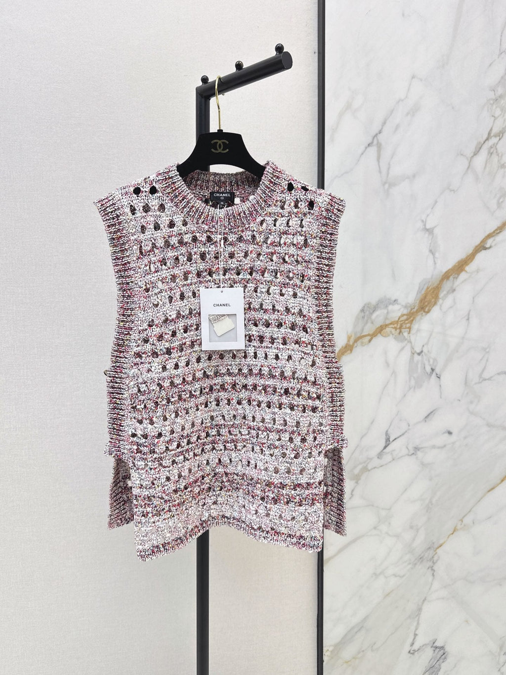 Chanel / 26 Fall-Winter Latest Atmosphere Polka Dot Hollow Vest