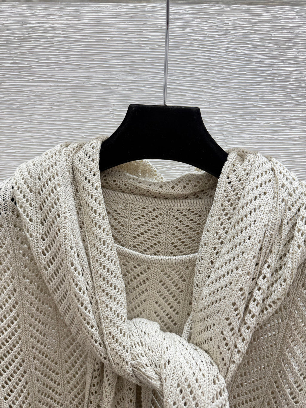 Chanel/26 Early Autumn New Solid Color Simple Knit Set