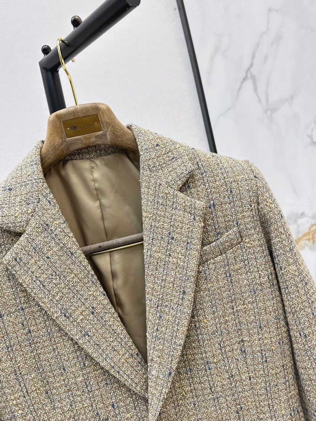Loro Piana/26 Fall/Winter Latest High-End Tweed Blazer