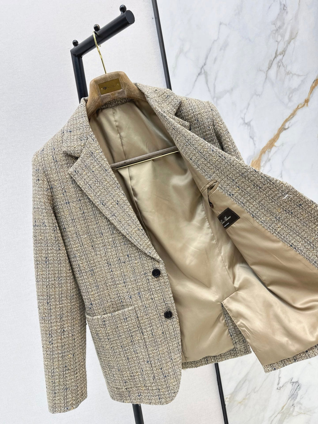 Loro Piana/26 Fall/Winter Latest High-End Tweed Blazer