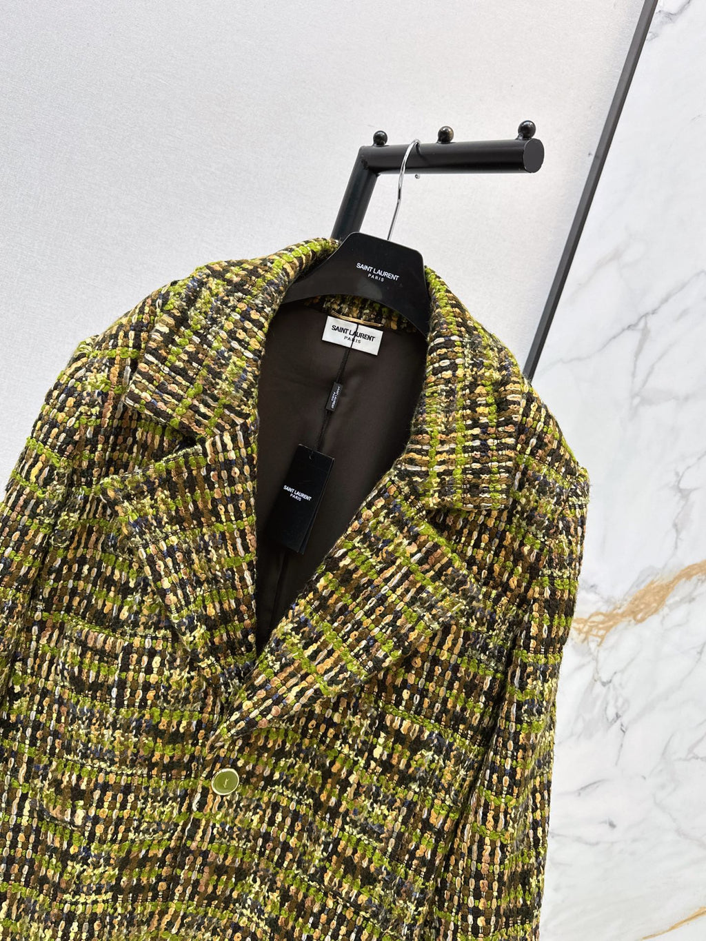 Yves Saint Laurent/26 Fall/Winter Latest High-End Wool Tweed Blazer