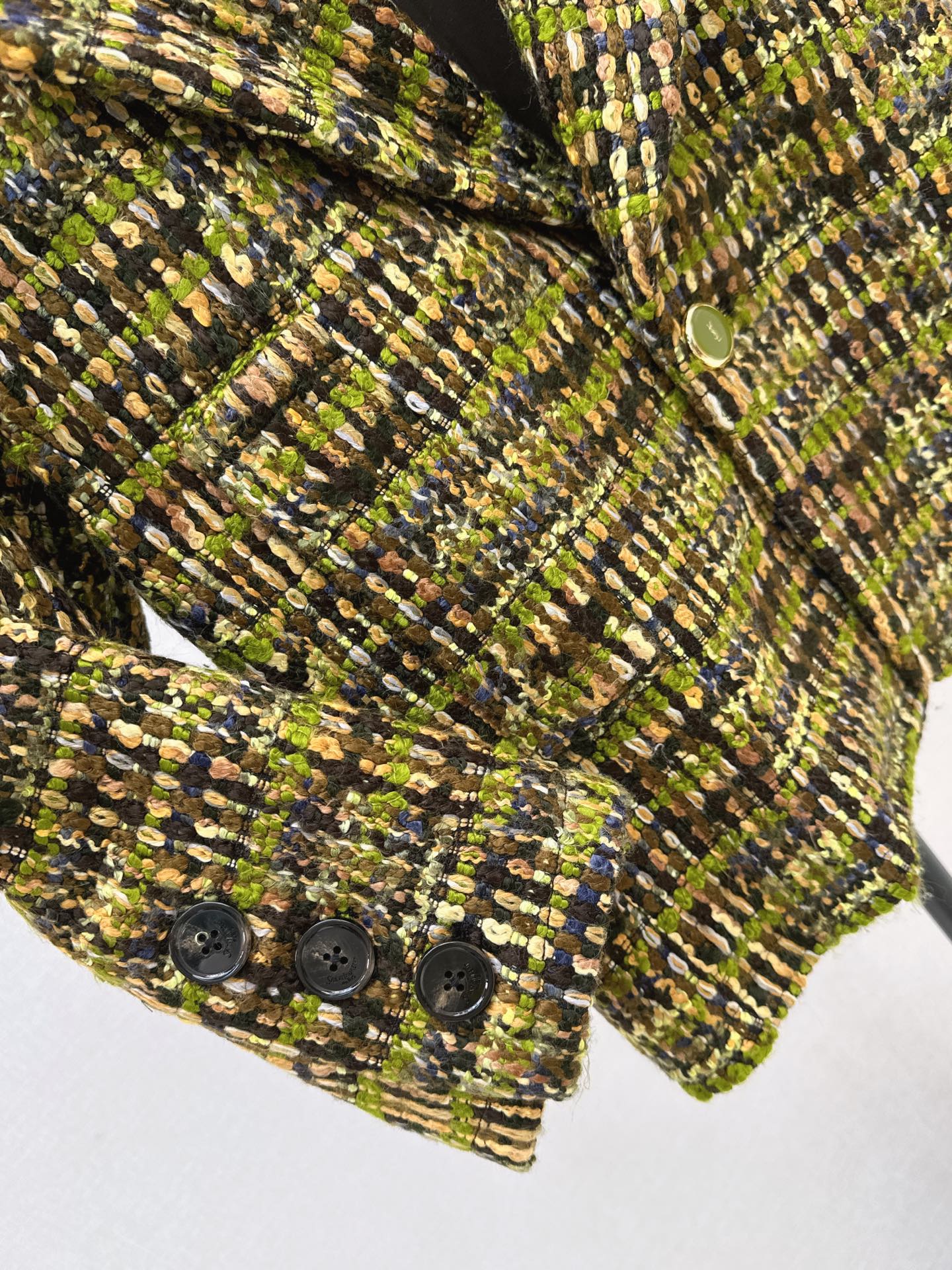 Yves Saint Laurent/26 Fall/Winter Latest High-End Wool Tweed Blazer