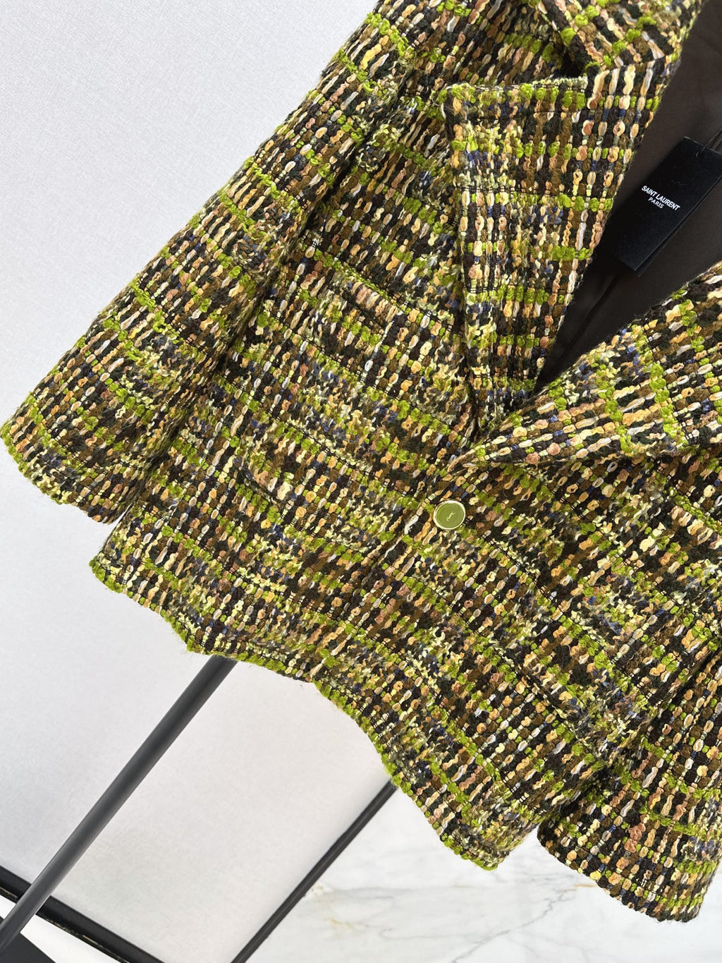 Yves Saint Laurent/26 Fall/Winter Latest High-End Wool Tweed Blazer