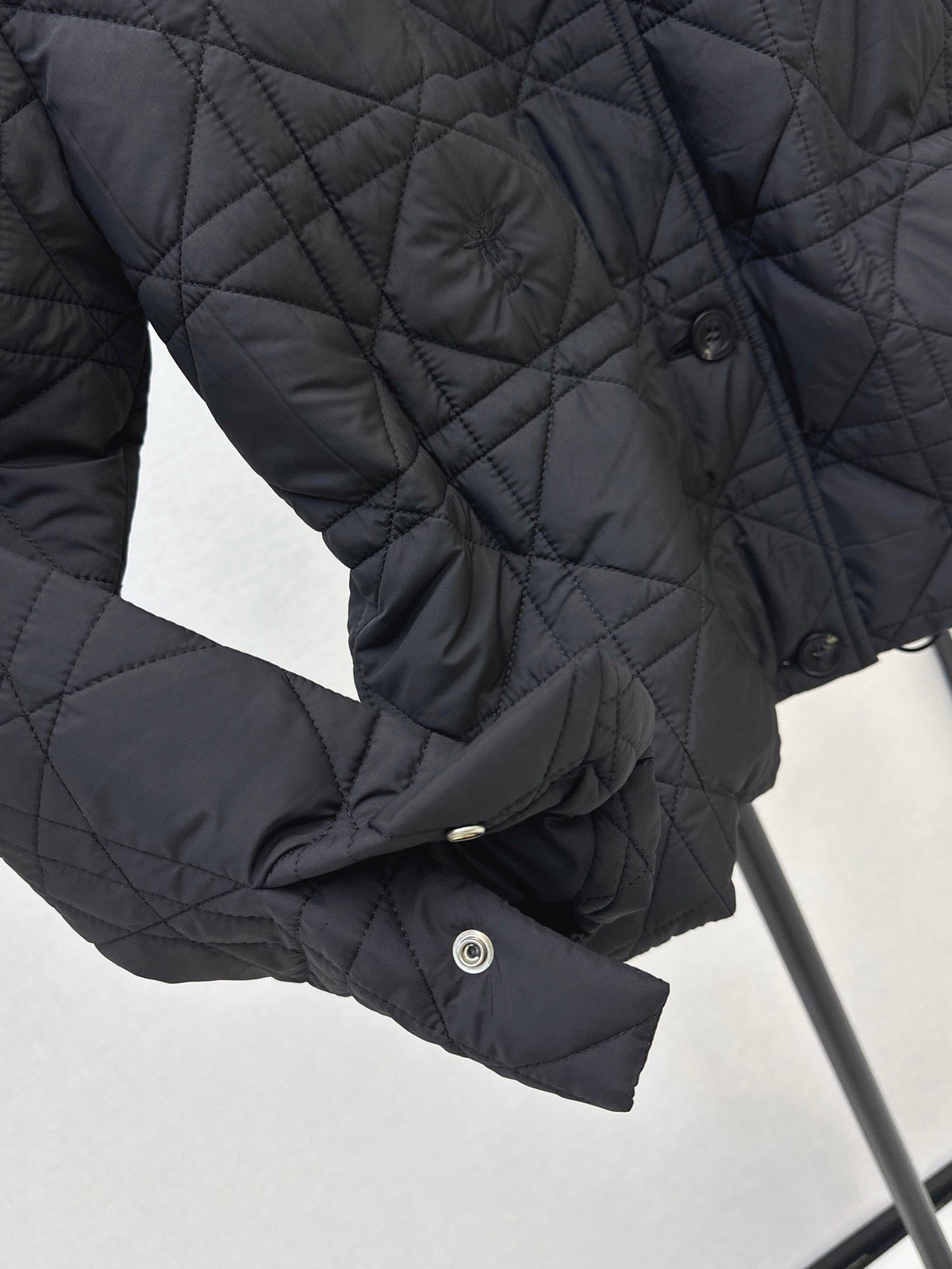 Dior / 26 Fall-Winter Latest Drawstring Waist Rattan Check Cotton Jacket