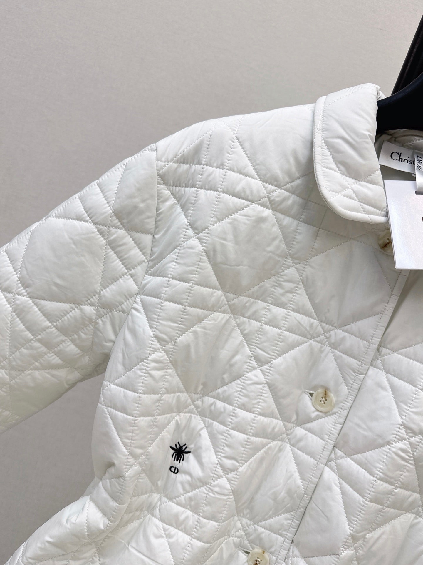 Dior / 26 Fall-Winter Latest Drawstring Waist Rattan Check Cotton Jacket