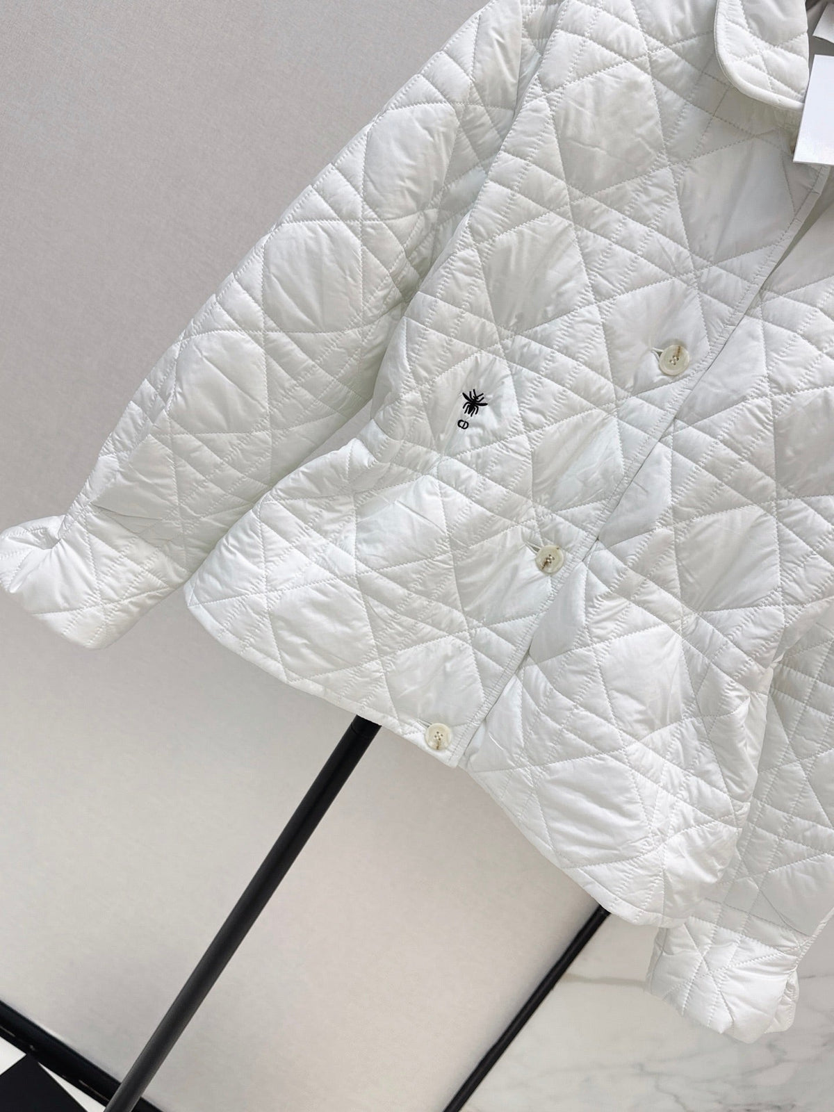 Dior / 26 Fall-Winter Latest Drawstring Waist Rattan Check Cotton Jacket