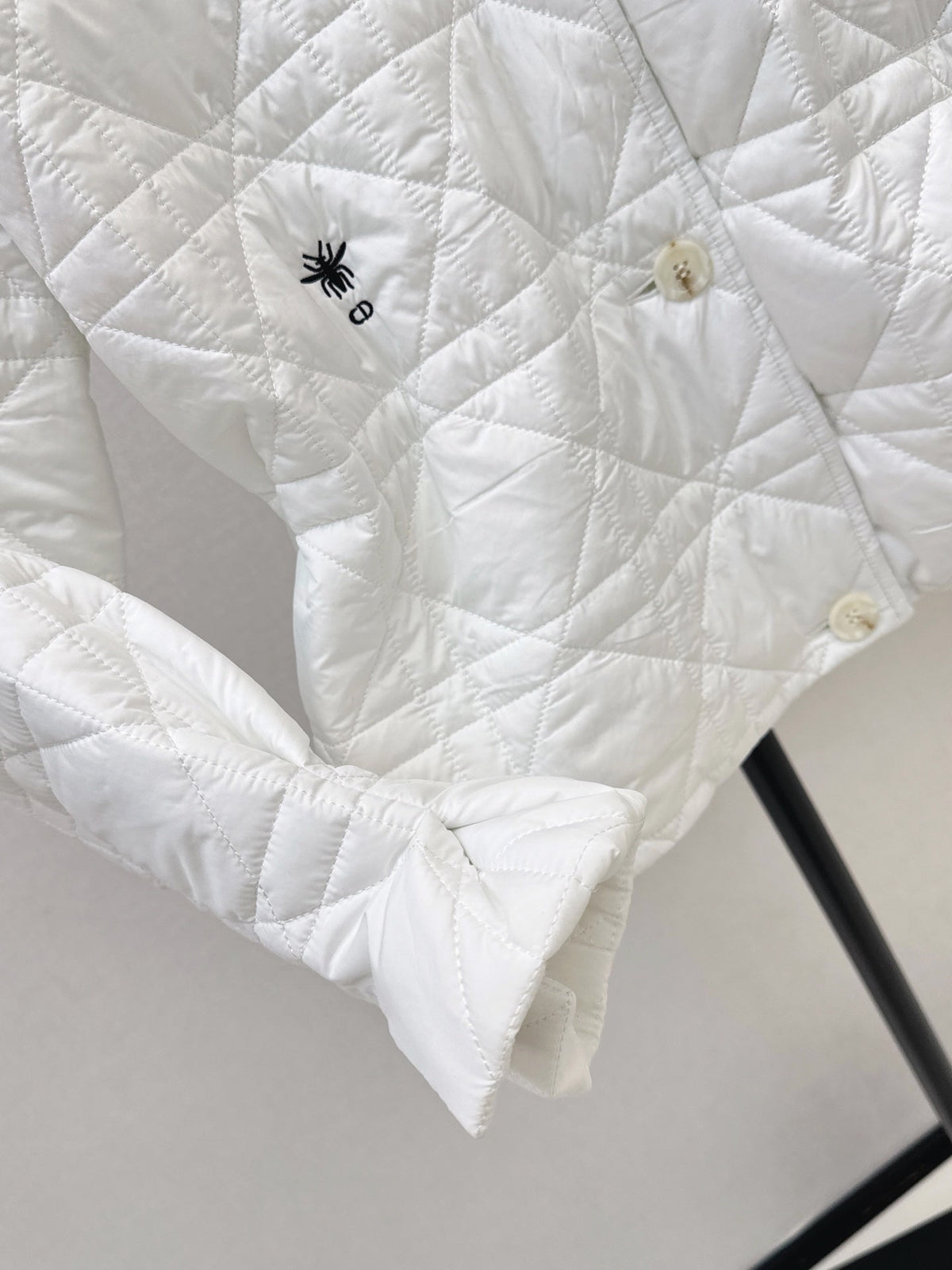 Dior / 26 Fall-Winter Latest Drawstring Waist Rattan Check Cotton Jacket