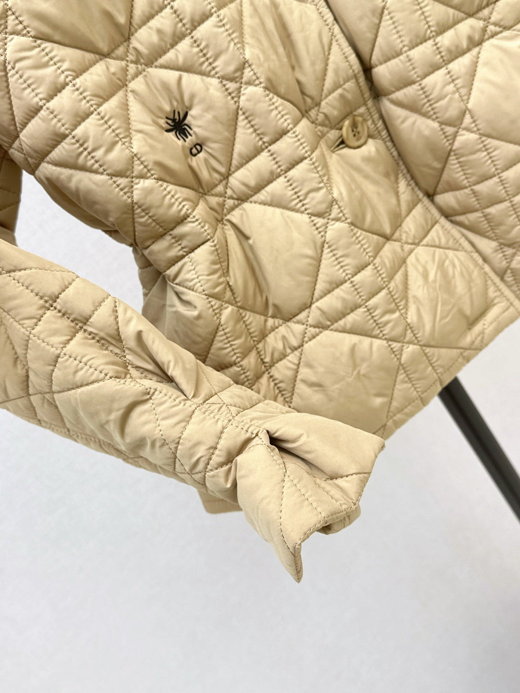 Dior / 26 Fall-Winter Latest Drawstring Waist Rattan Check Cotton Jacket