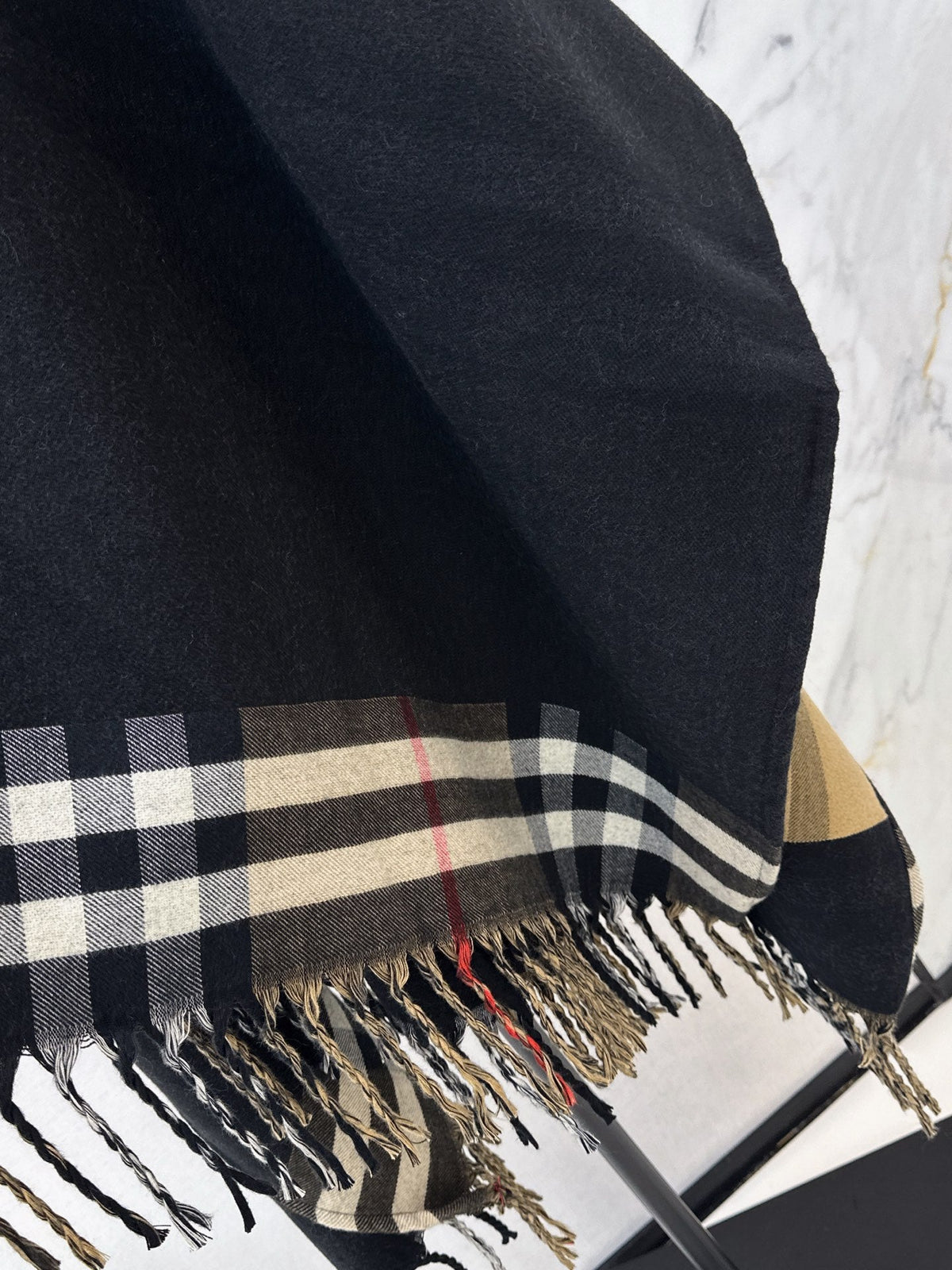 Burberry/26 Fall/Winter Latest Classic Pattern Wool Shawl, Large Scarf, or Cape
