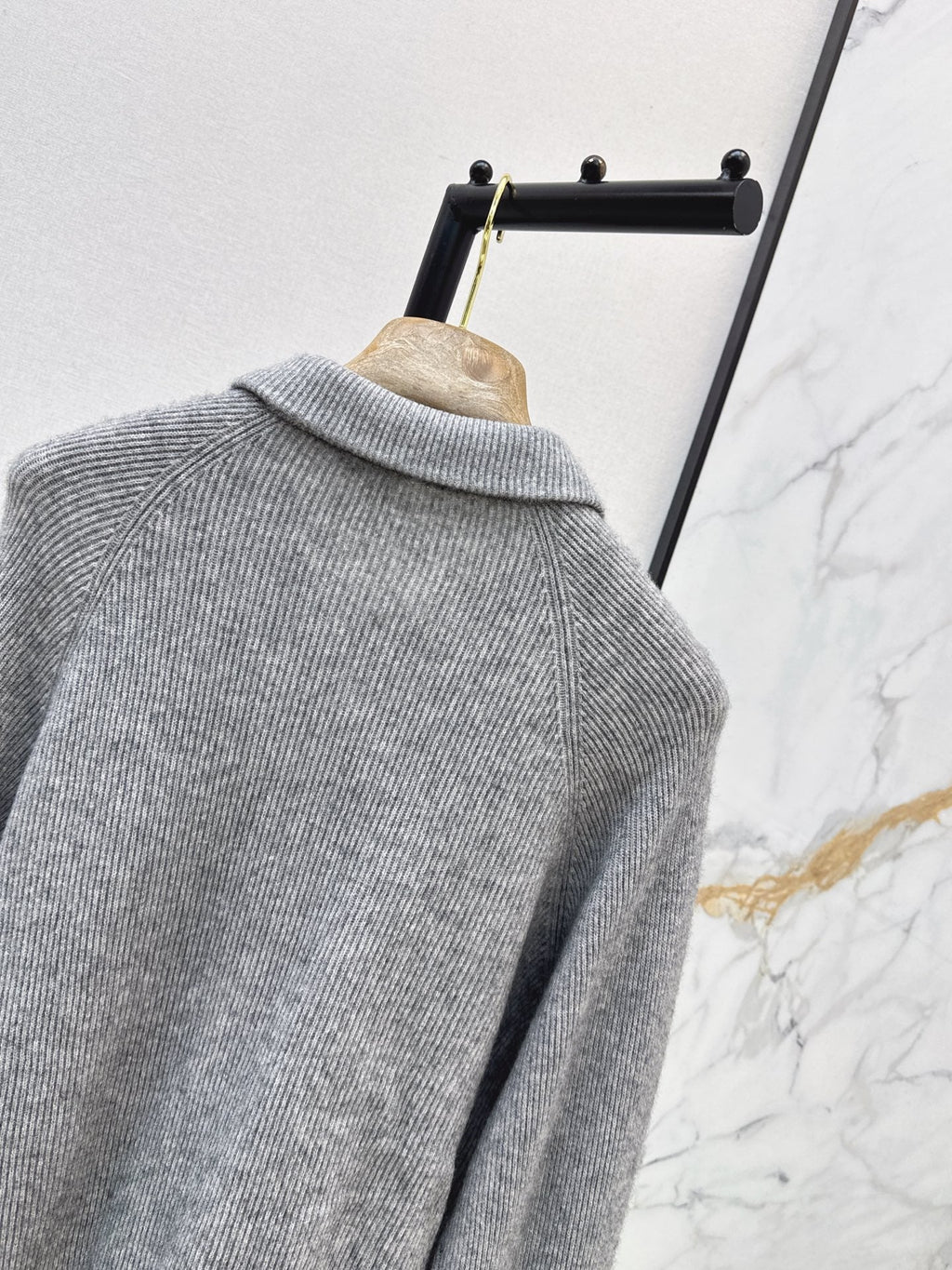 Brunello Cucinelli/26 Fall/Winter Latest Flat-Collar Cashmere Knit Jacket