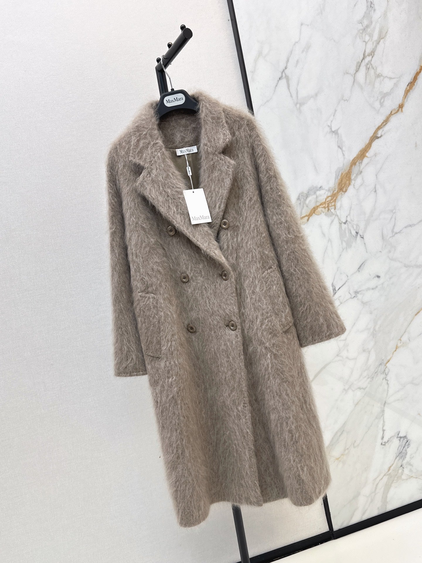 Max Mara/26 Fall and Winter Latest Minimalist Premium Long Coat