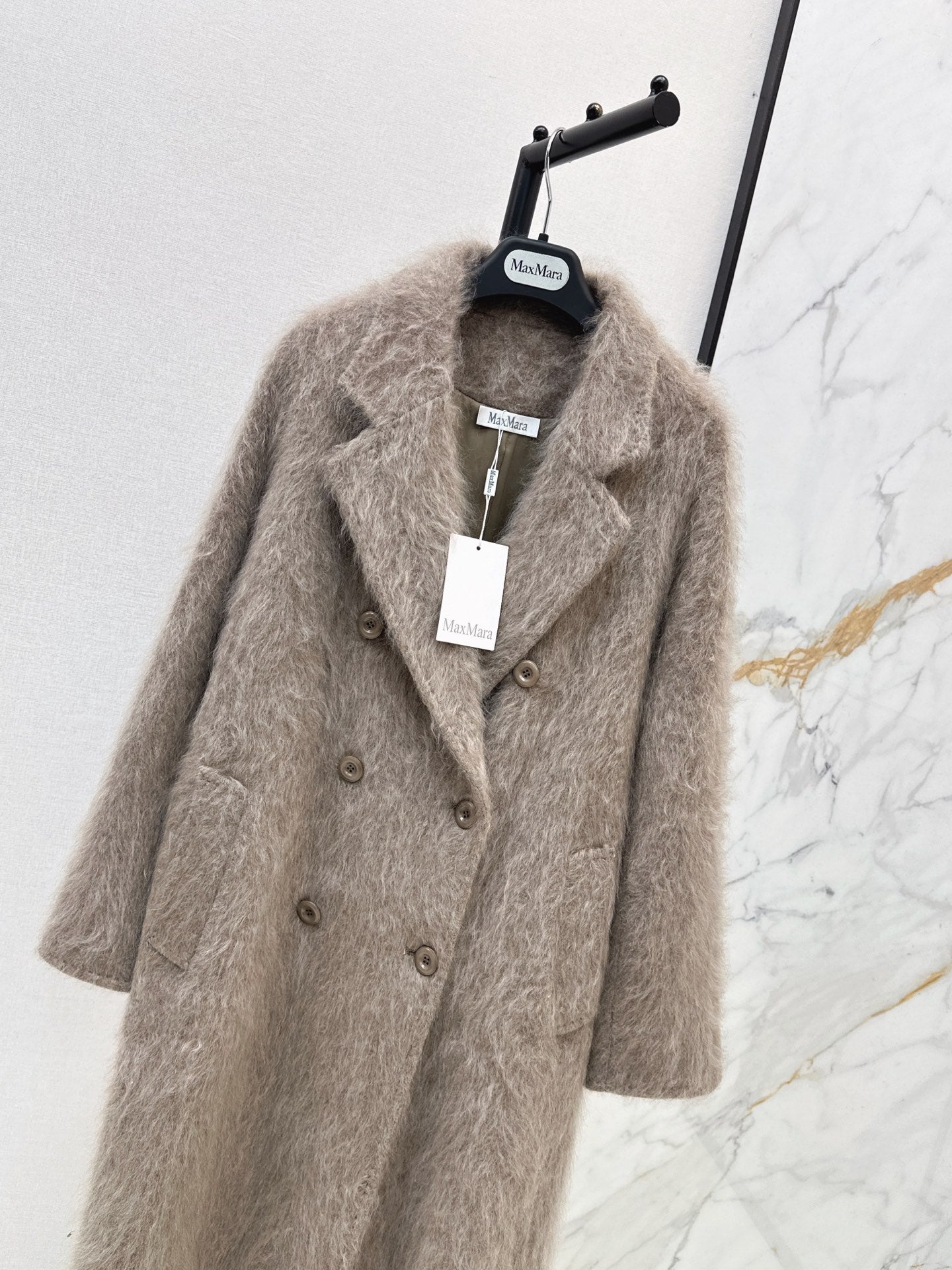 Max Mara/26 Fall and Winter Latest Minimalist Premium Long Coat