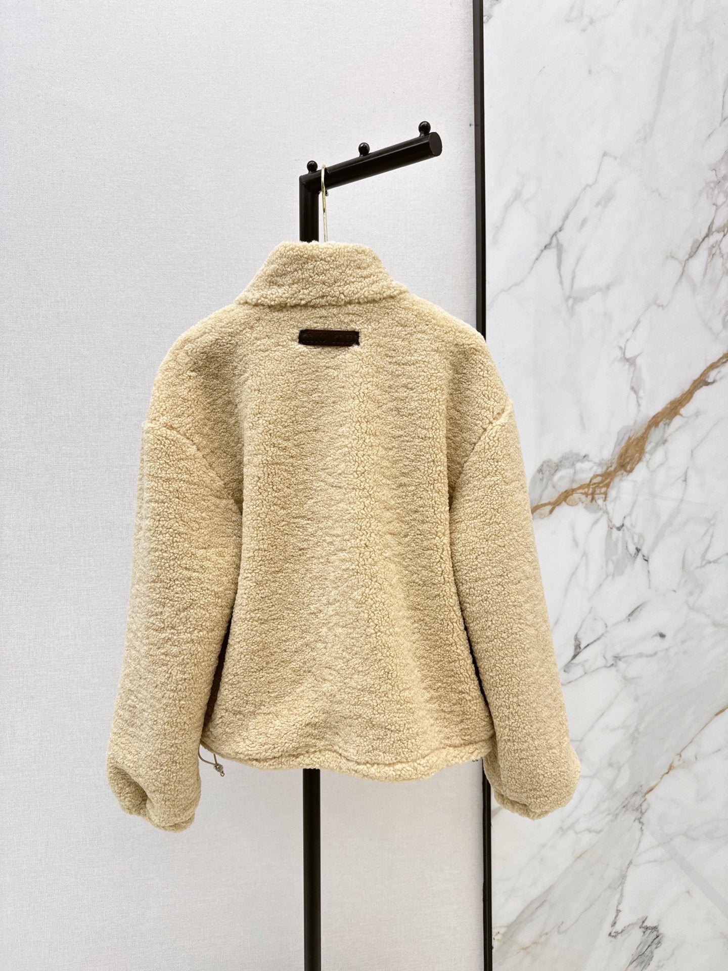 MiuMiu/26 Fall-Winter Latest Eco-Friendly Faux Shearling Jacket