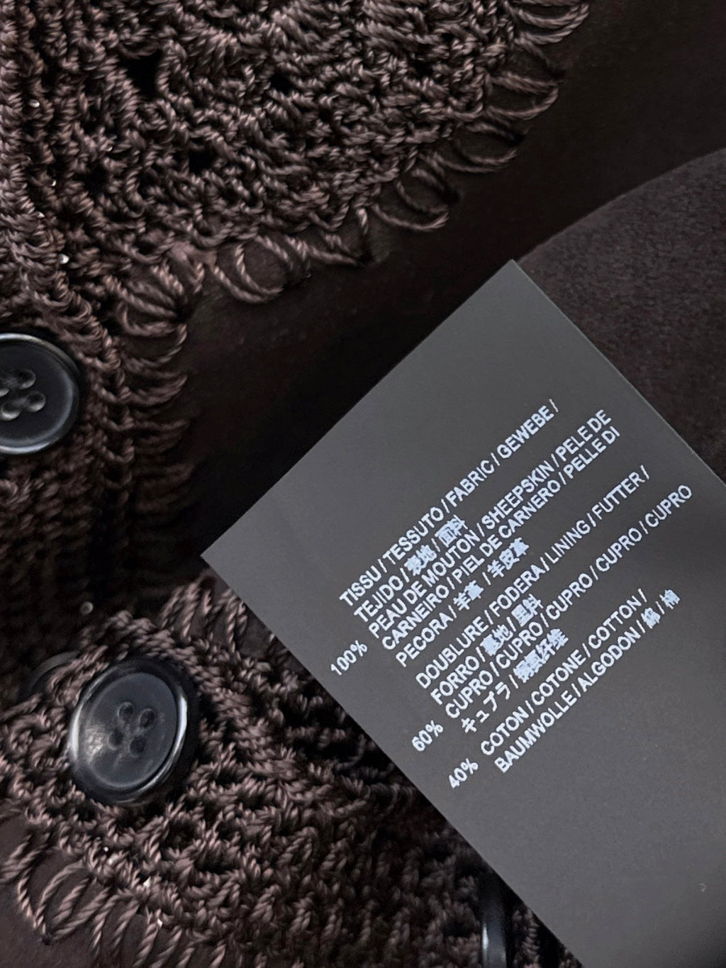 26 Fall/Winter New Hollow Patchwork Suede Sheepskin Vest