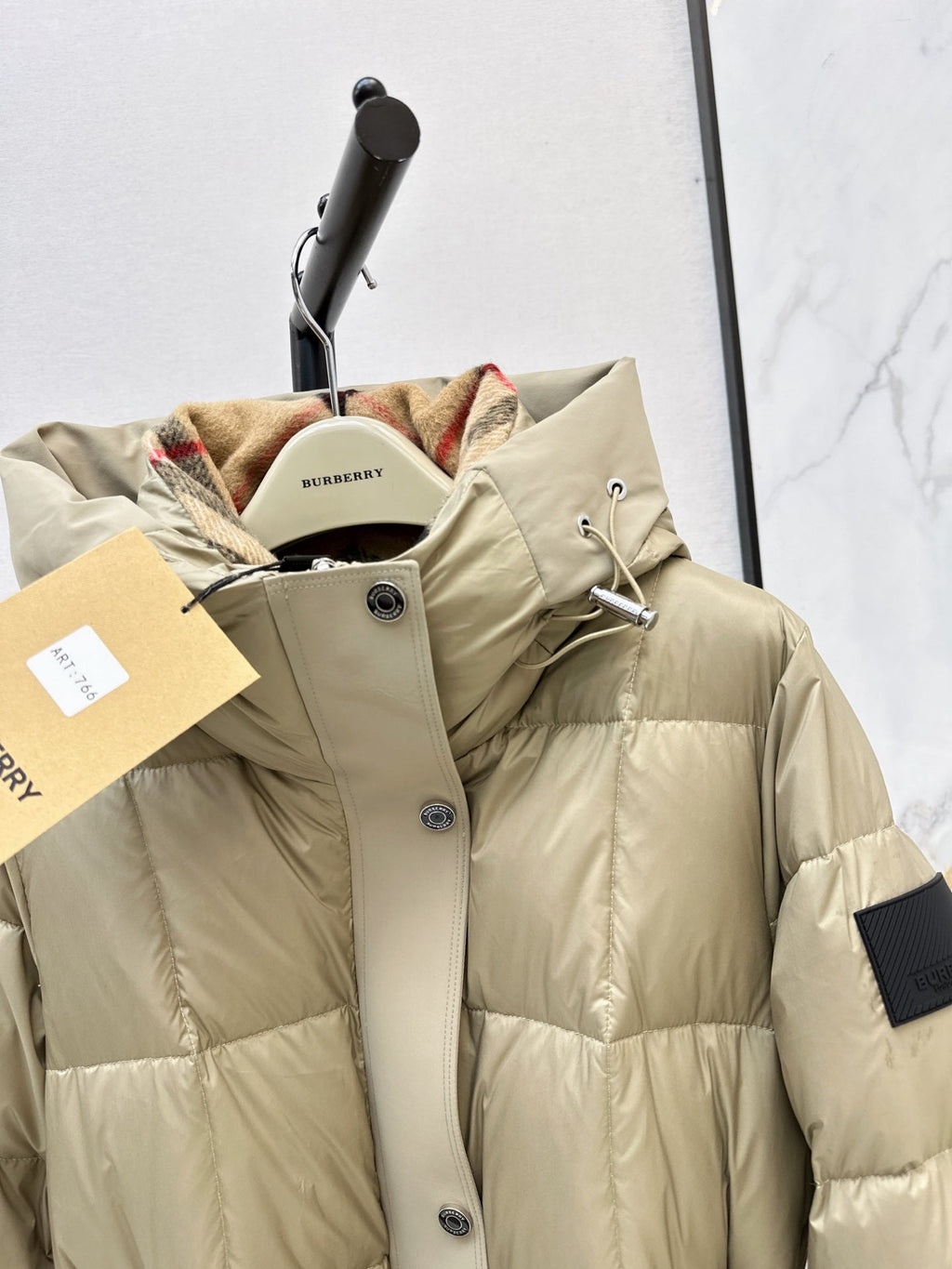 26 Fall/Winter New Long Hooded Down Jacket