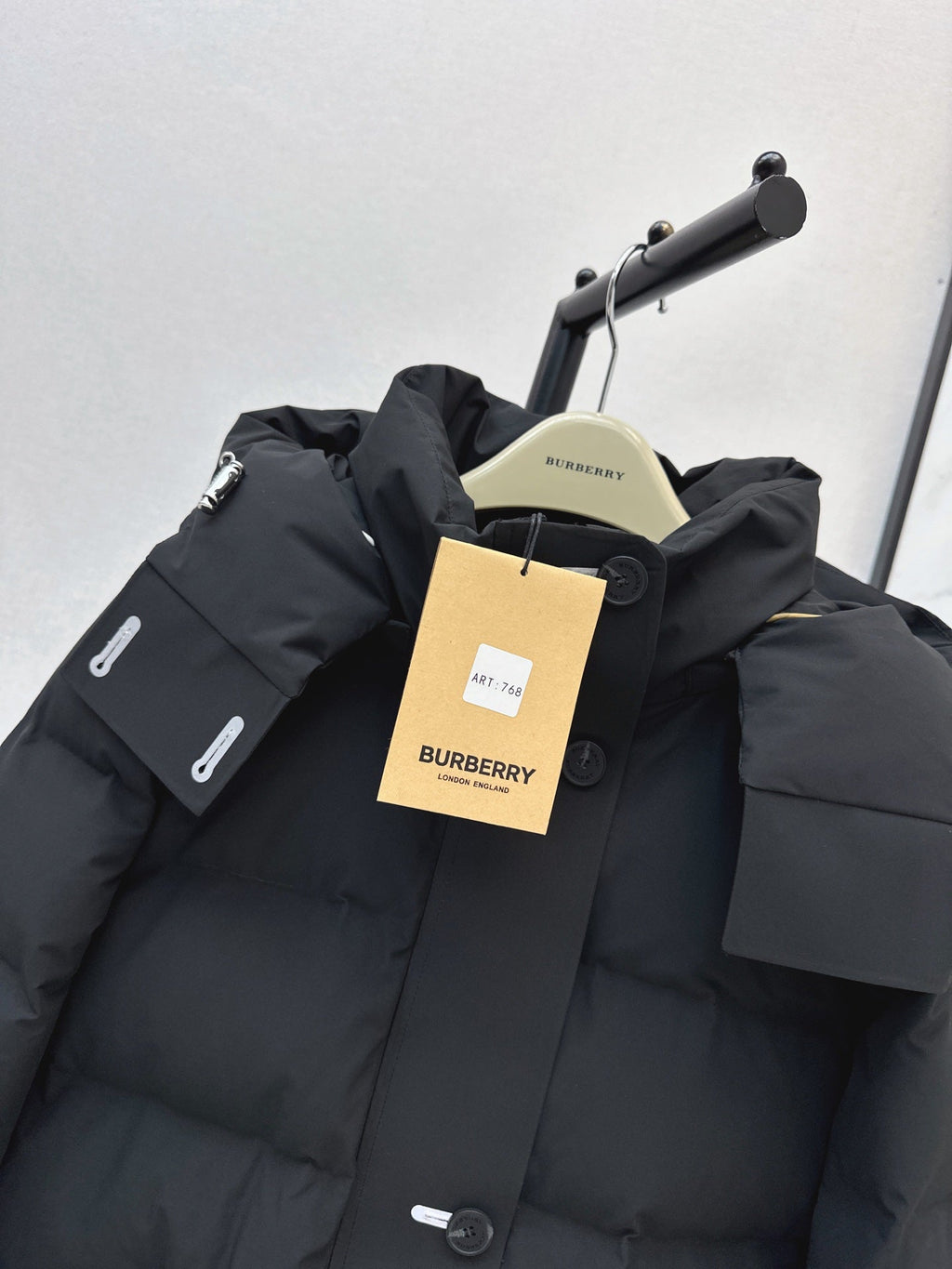26 Fall/Winter Latest Hooded Mid-Length Down Jacket