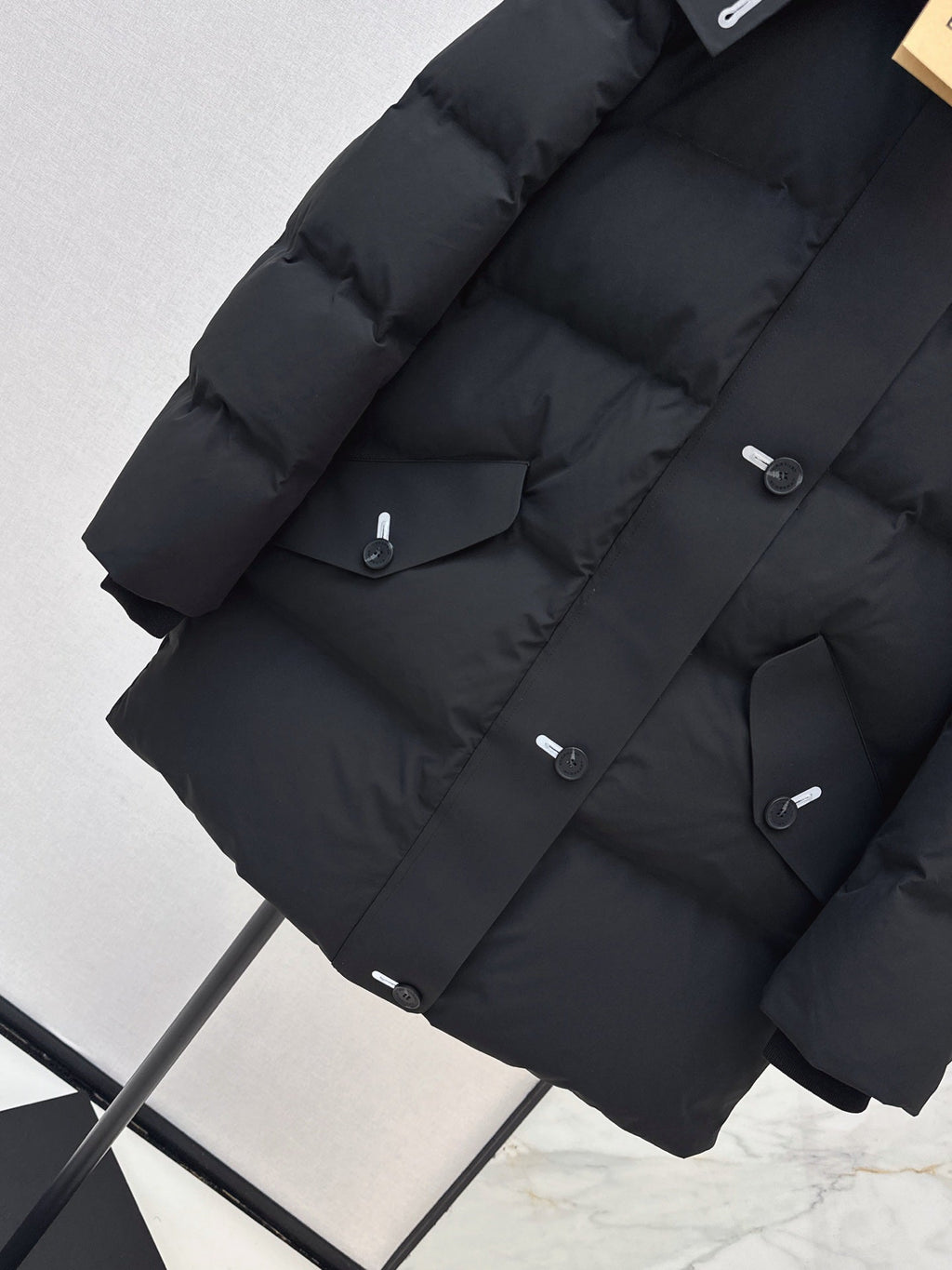 26 Fall/Winter Latest Hooded Mid-Length Down Jacket