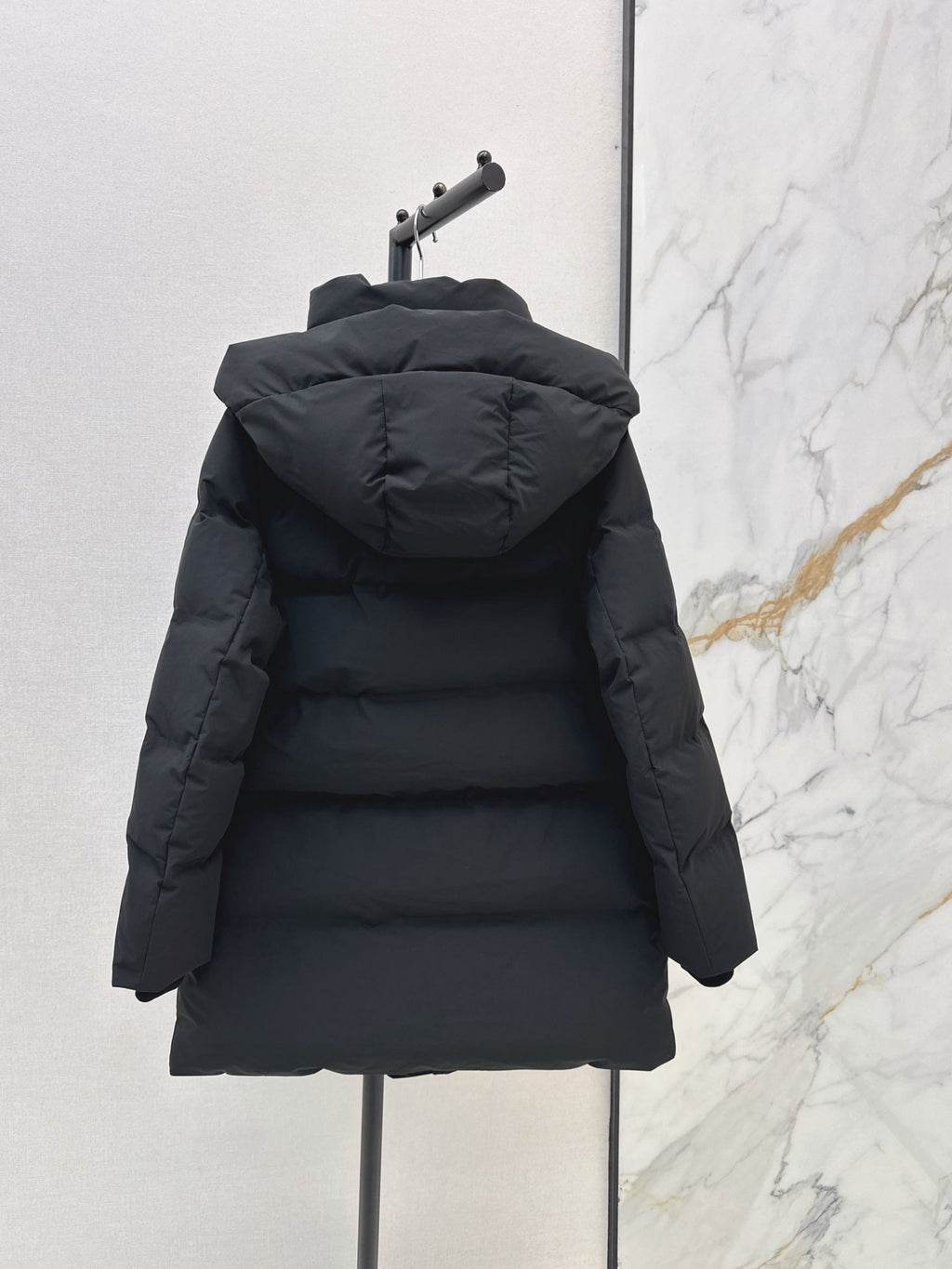 26 Fall/Winter Latest Hooded Mid-Length Down Jacket