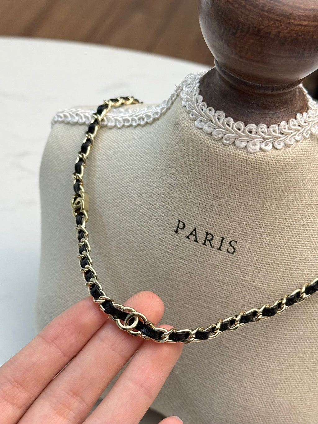 26  Vintage Leather Necklace