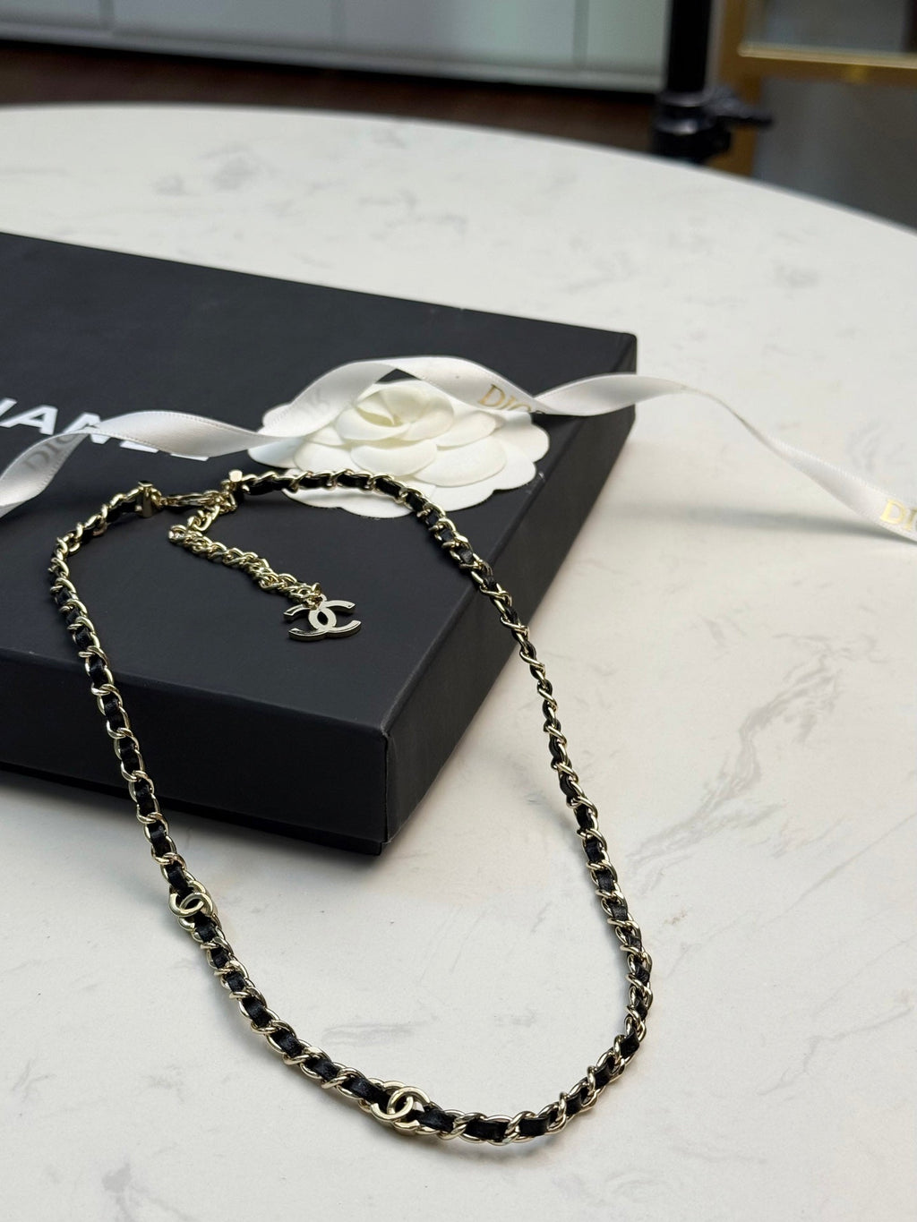 26  Vintage Leather Necklace