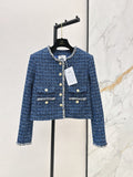26 Fall/Winter Latest Little Chanel-Style Woven Tweed Coat