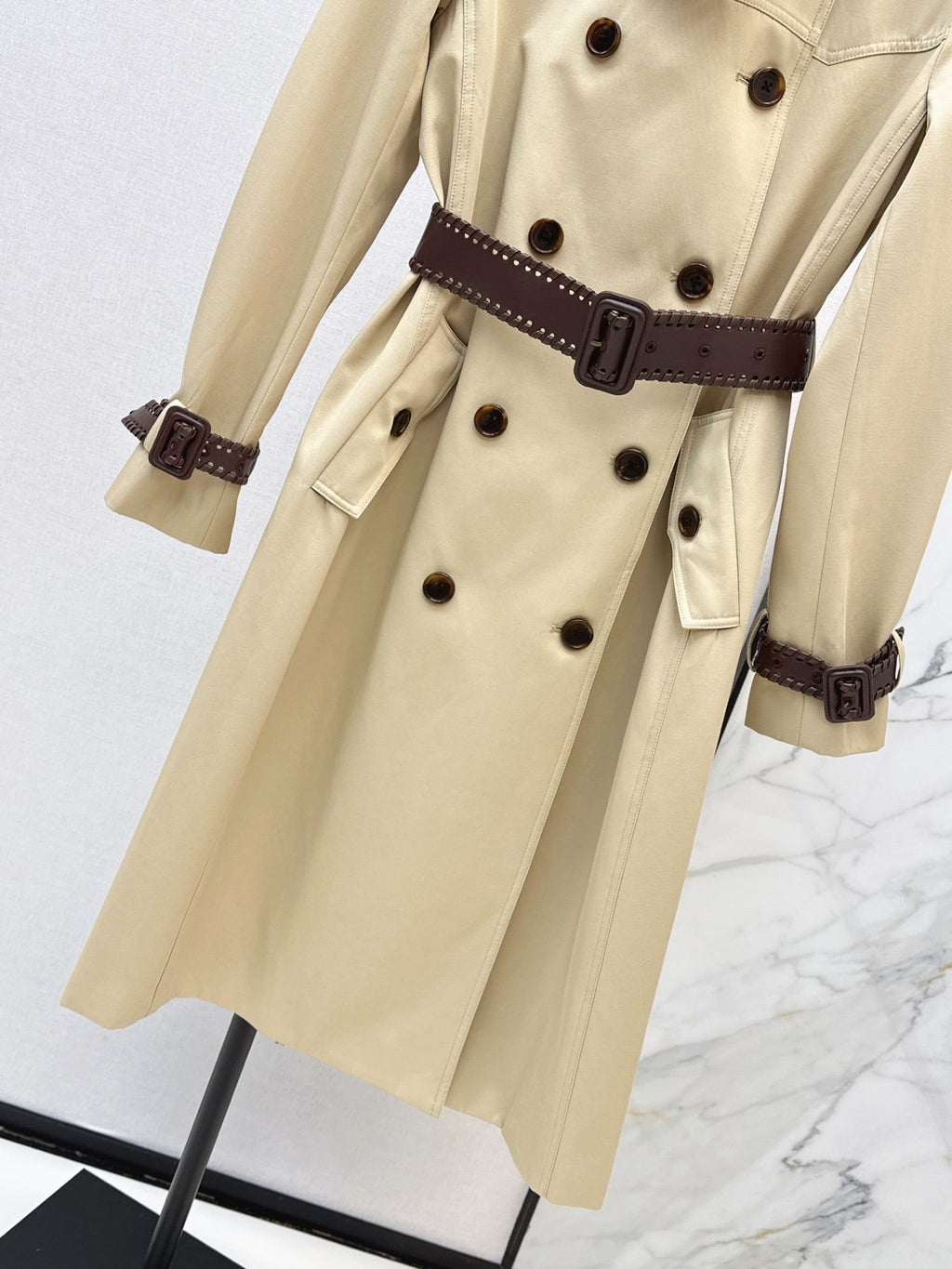 26 Autumn/Winter Latest Classic Double-Breasted Long Trench Coat