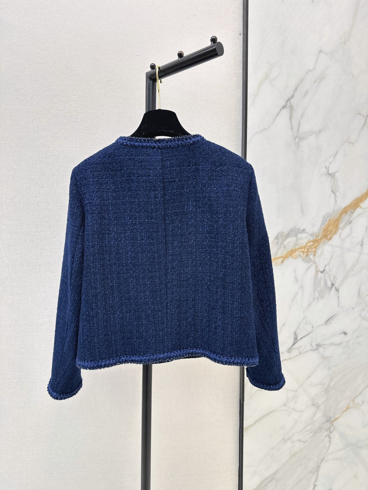 26 Fall/Winter Latest Four-Pocket Decorative Round-Neck Knit Jacket
