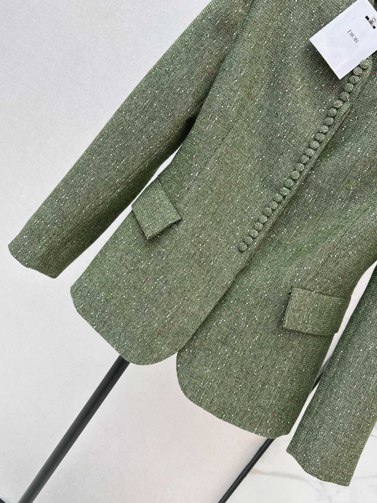 26 Autumn/Winter Latest New Chinese-Style Stand Collar Waist-Fitted Blazer