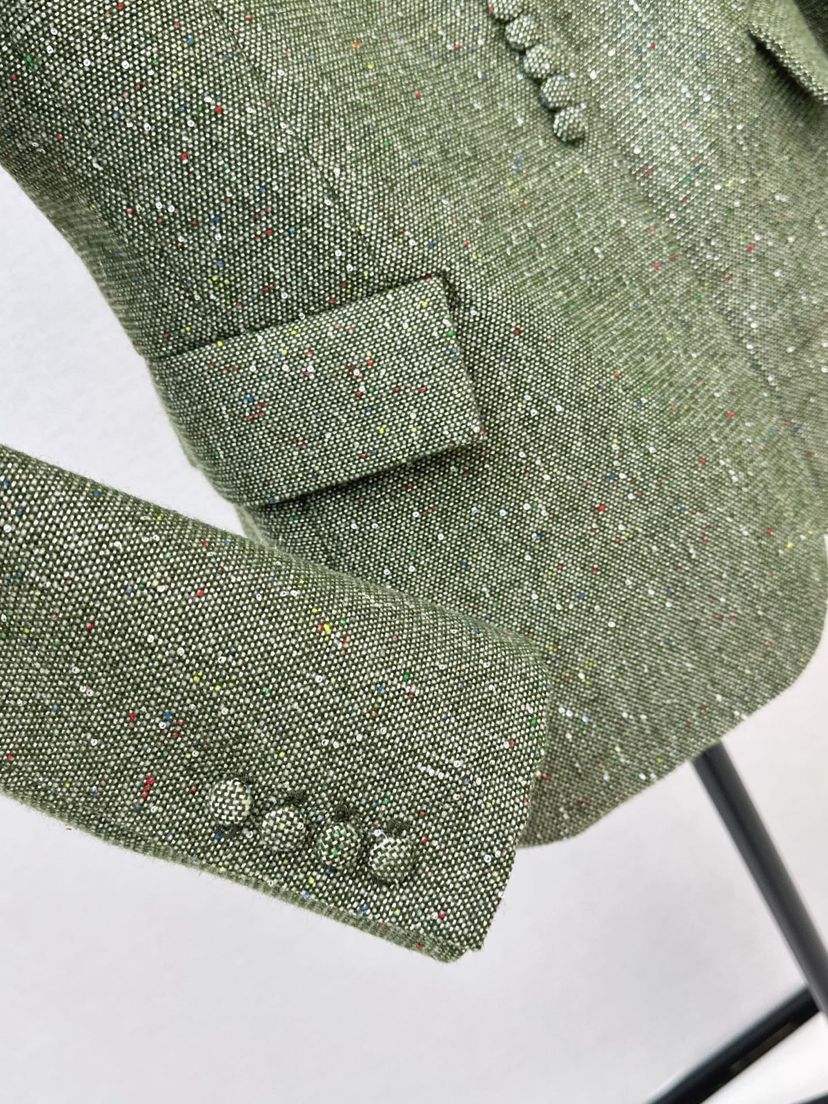 26 Autumn/Winter Latest New Chinese-Style Stand Collar Waist-Fitted Blazer