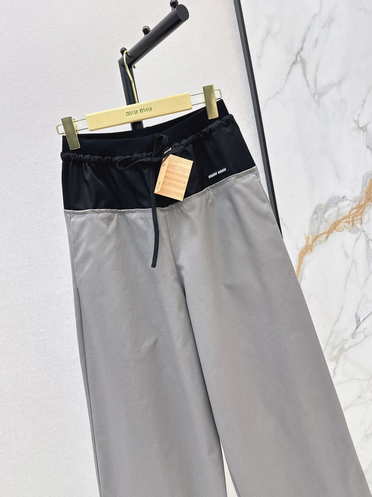 26 Fall/Winter Latest Patchwork Straight Wide-Leg Pants