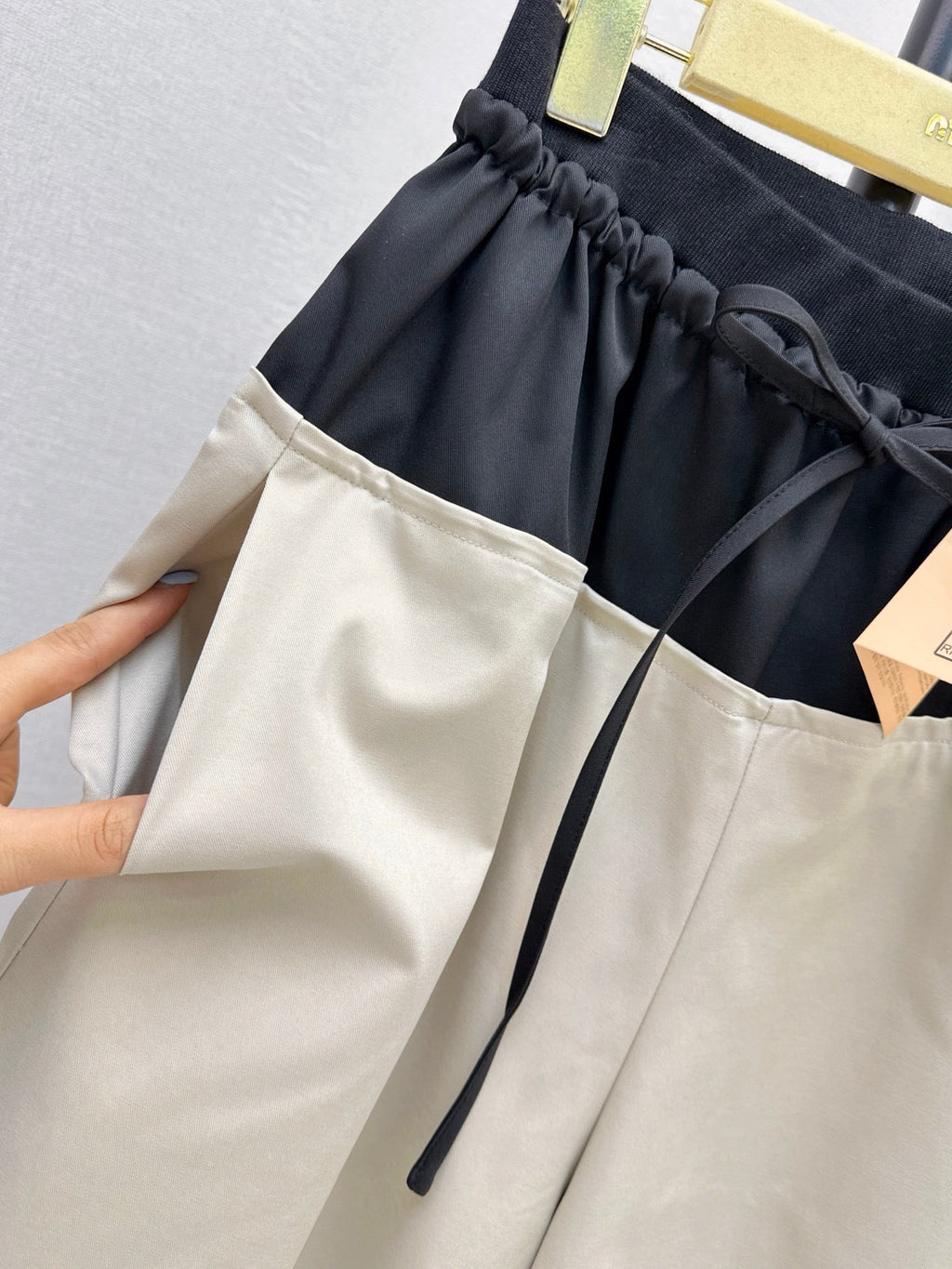 26 Fall/Winter Latest Patchwork Straight Wide-Leg Pants