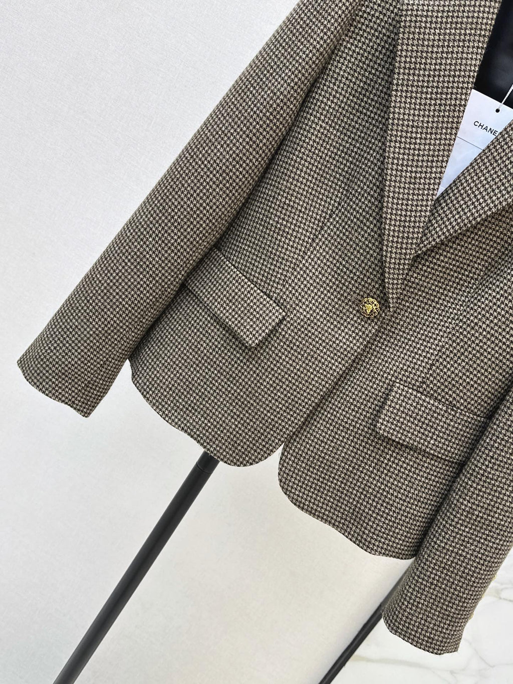 26Latest Autumn/Winter Vintage Houndstooth Blazer