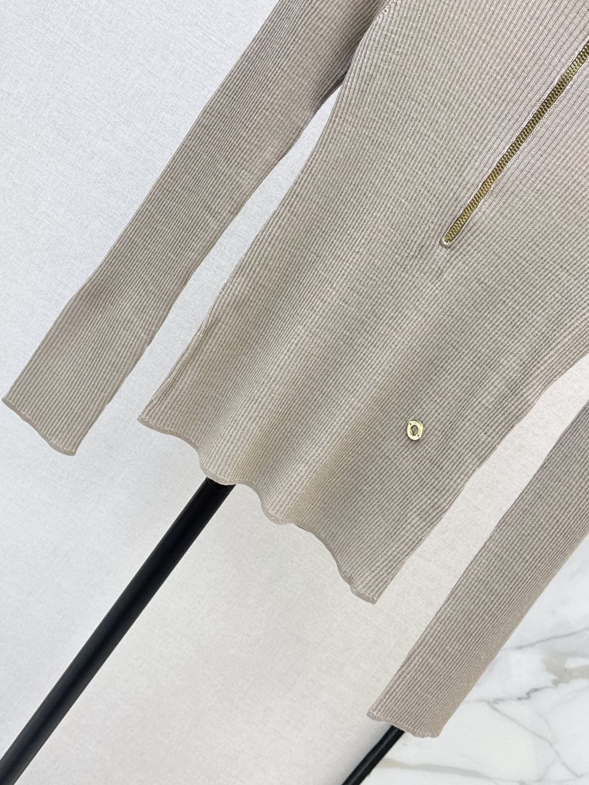 26Latest Autumn/Winter Half-Placket Wool Knit Top