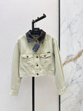 26 Fall/Winter Latest Retro Washed Short Denim Jacket