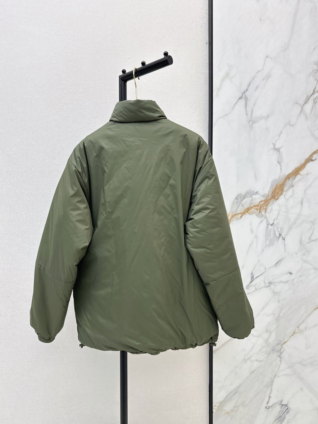 26 Fall/Winter New High-Neck Logo Letter Metal Zipper Down Jacket
