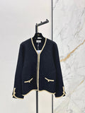 26Latest Autumn/Winter Cardigan: Vintage-Inspired Design with Gold Trim
