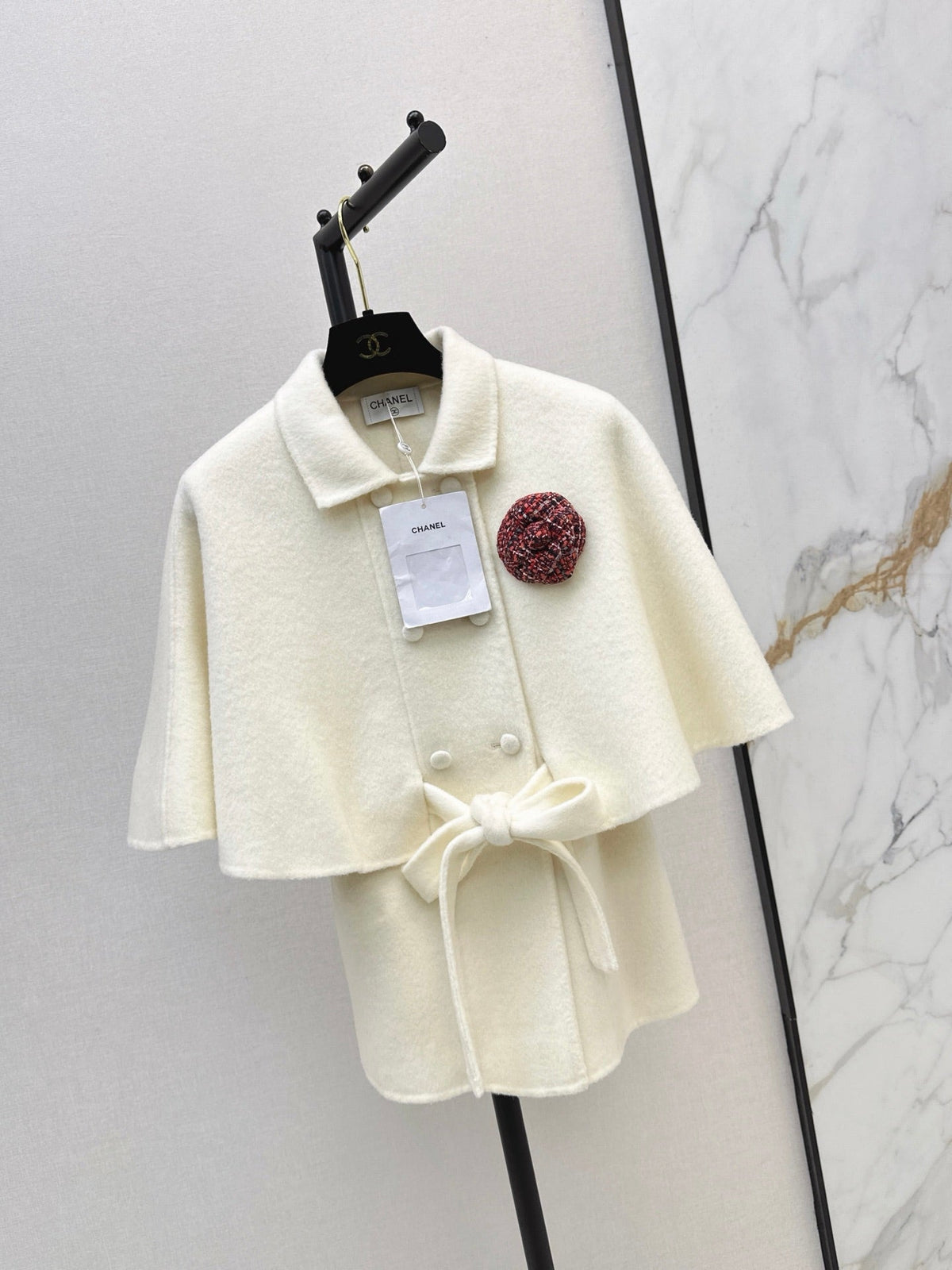 26Latest Autumn/Winter Double-Faced Wool-Blend Cropped Cape Coat