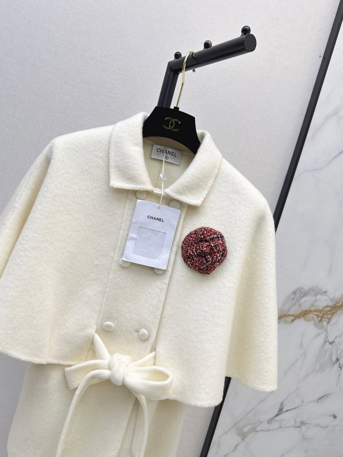 26Latest Autumn/Winter Double-Faced Wool-Blend Cropped Cape Coat