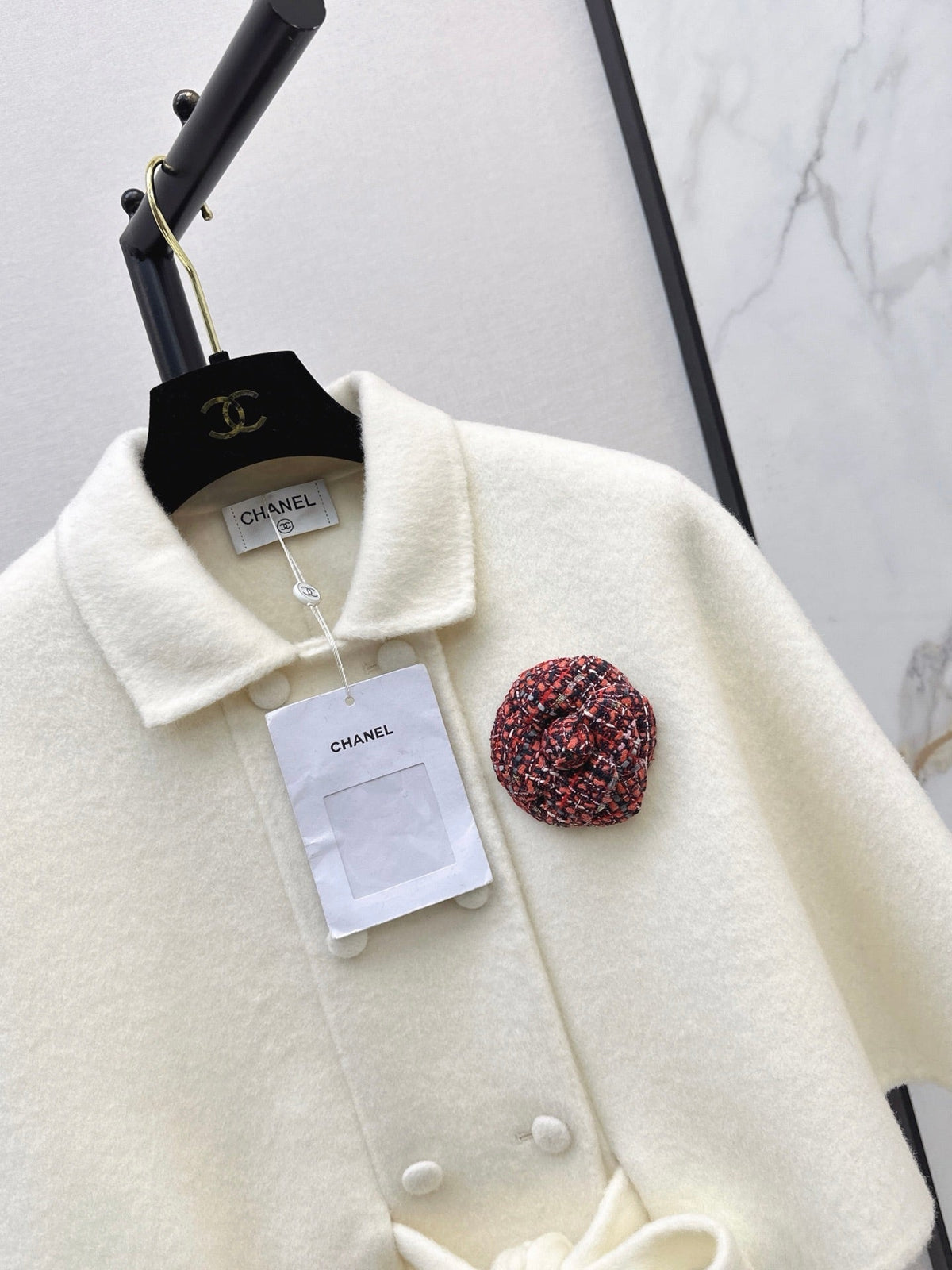 26Latest Autumn/Winter Double-Faced Wool-Blend Cropped Cape Coat