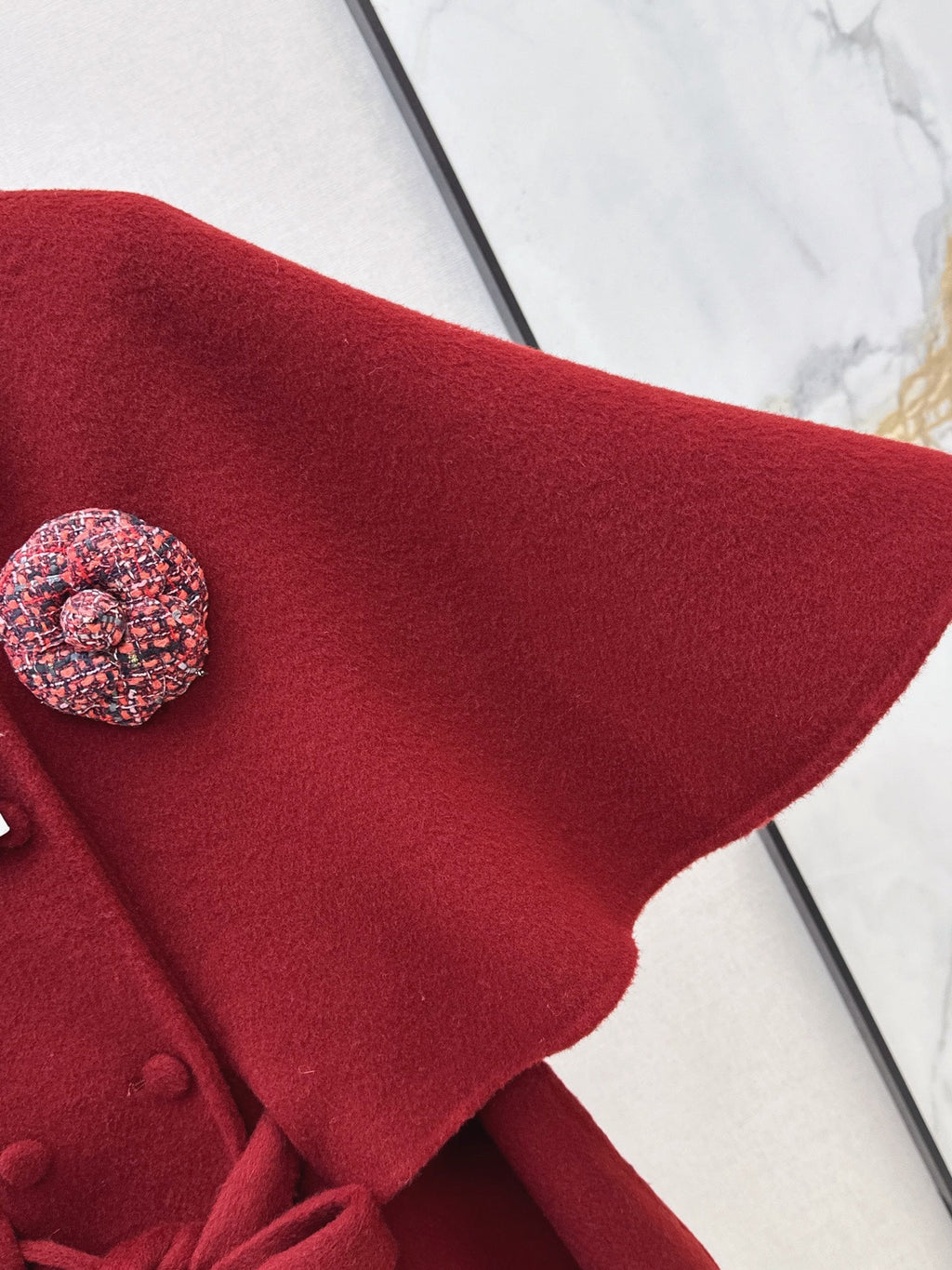 26Latest Autumn/Winter Double-Faced Wool-Blend Cropped Cape Coat