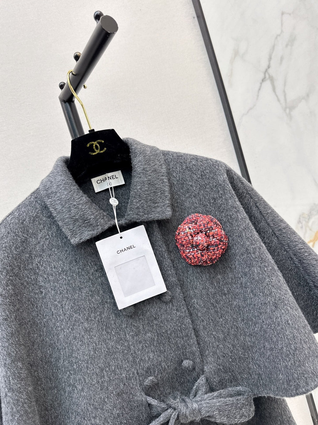 26Latest Autumn/Winter Double-Faced Wool-Blend Cropped Cape Coat