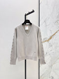 26Latest Autumn/Winter V-Neck Long-Sleeve Sweater
