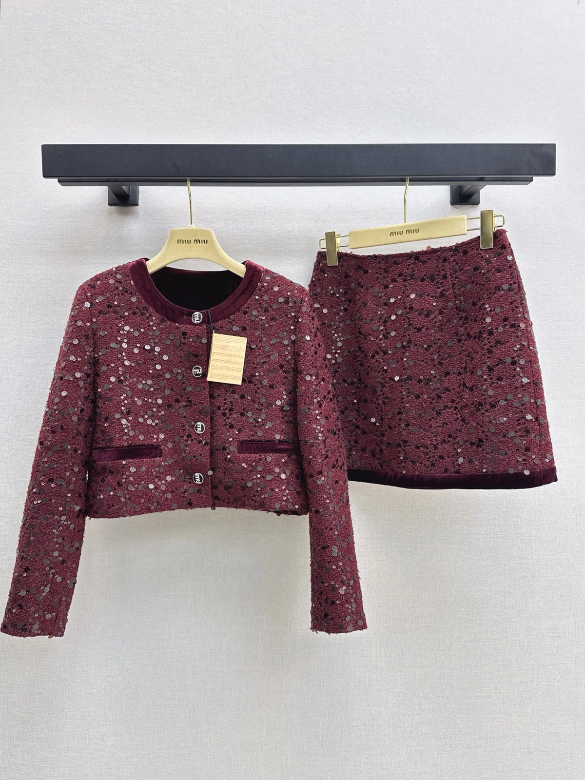 26Latest Autumn/Winter "Chanel-style" Tweed Set – Sophisticated & Elegant