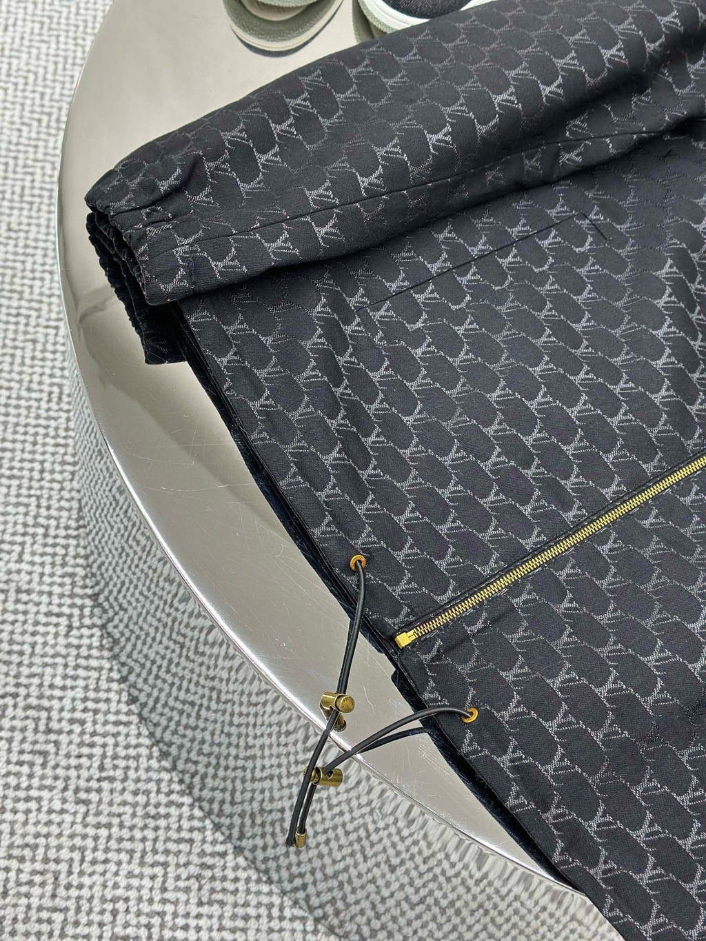Waisted Jacquard Jacket