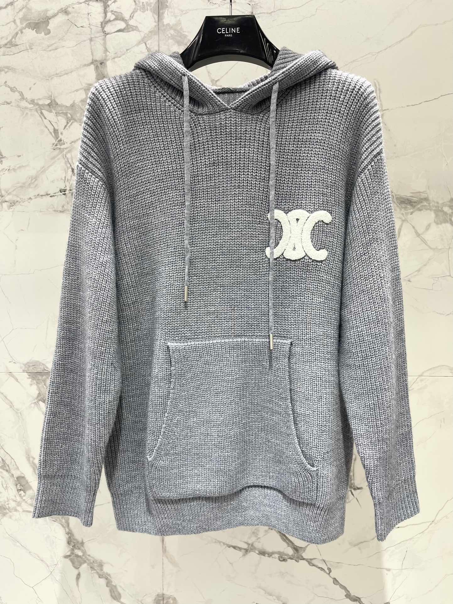 Hooded Knit Sweater