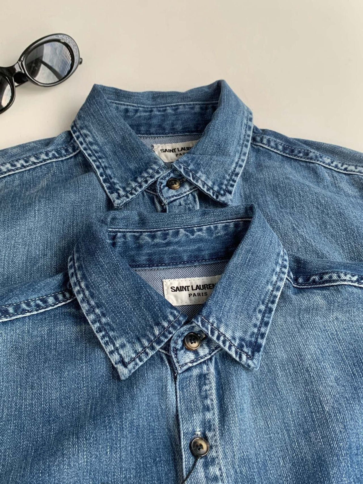 Embroidered Denim Shirt Jacket