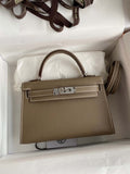 Elephant Grey with Silver Buckle